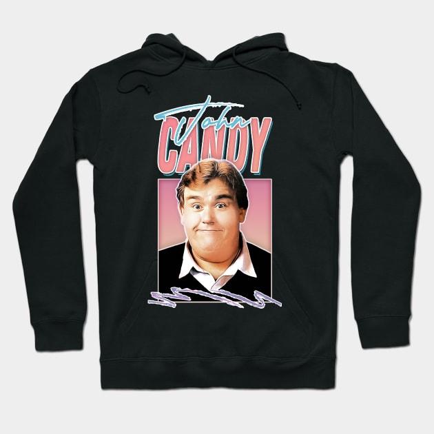 John Candy / 80s Style Retro Fan Art Hoodie by DankFutura